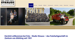 Desktop Screenshot of foto-strauss.de